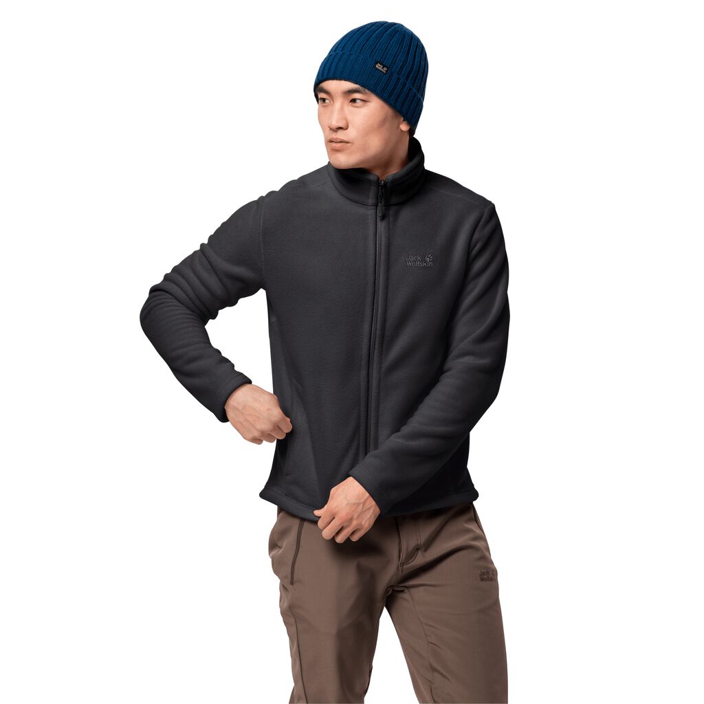 Jack Wolfskin MOONRISE fleece ζακετεσ ανδρικα μαυρα | GR5486578